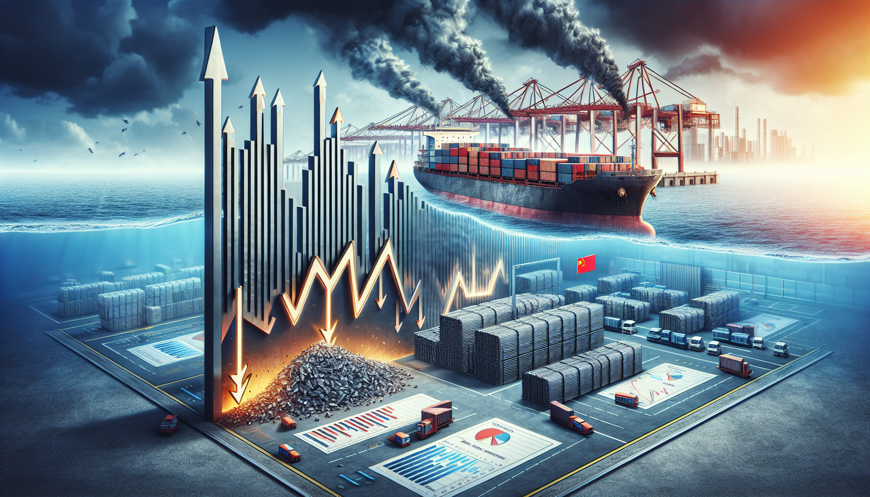 “Iron Ore Prices Decline as Deliveries Increase and China Implements Steel Tariffs”