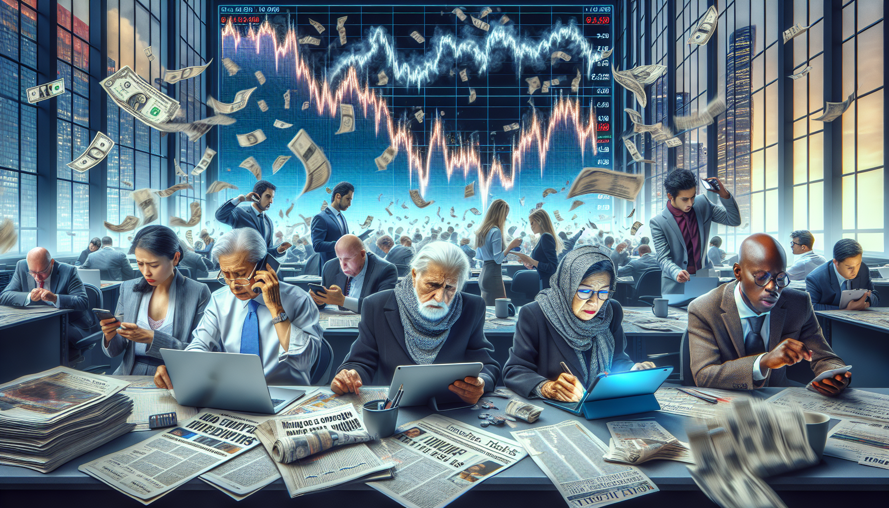 "Markets Plunge Drastically as Tariff War Escalates"