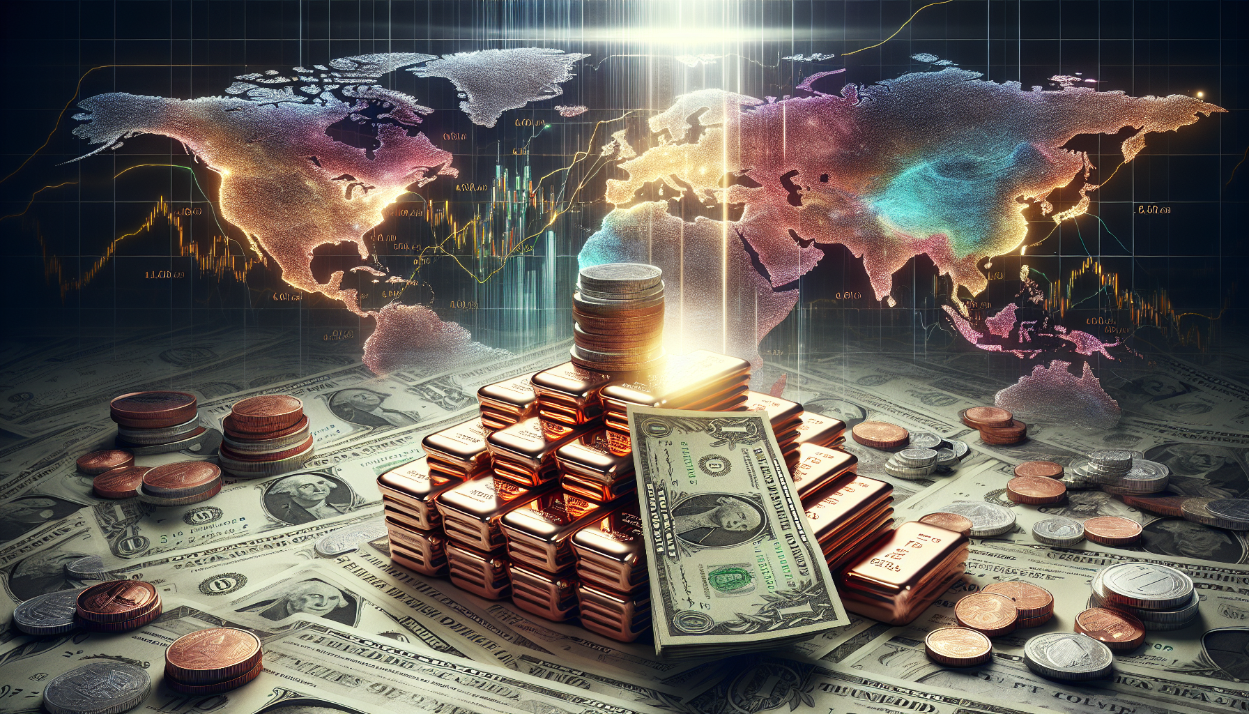 “Copper Prices Rise as a Diminished Dollar Enhances Worldwide Demand”