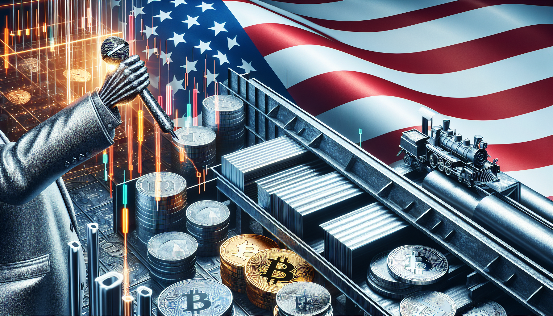 Trump's 'Manufactured in the USA' Steel Strategy: Effect on Commodity Markets and Cryptocurrency Outlook