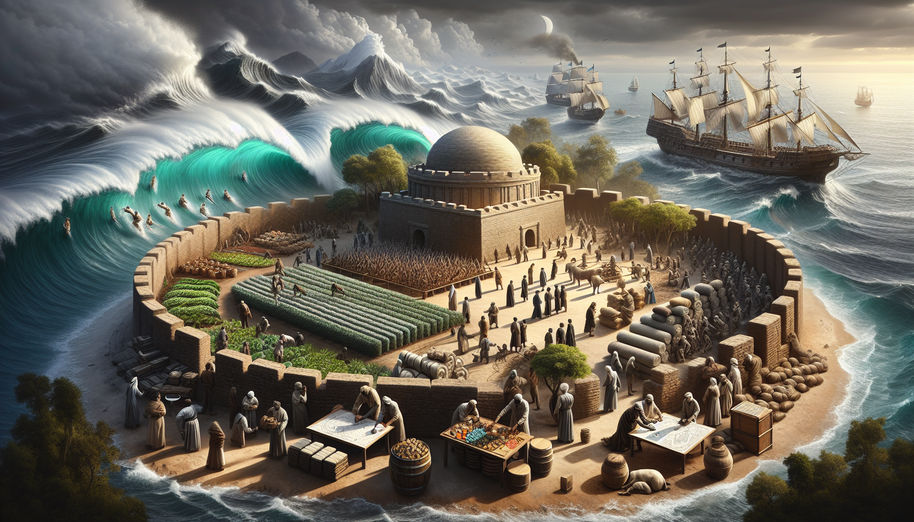 “Secure Sanctuaries and Resource Tactics During Trade Strains”